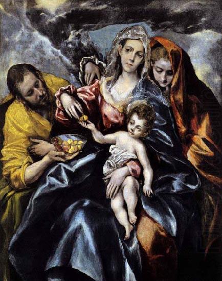 The Holy Family with St Mary Magdalen, El Greco